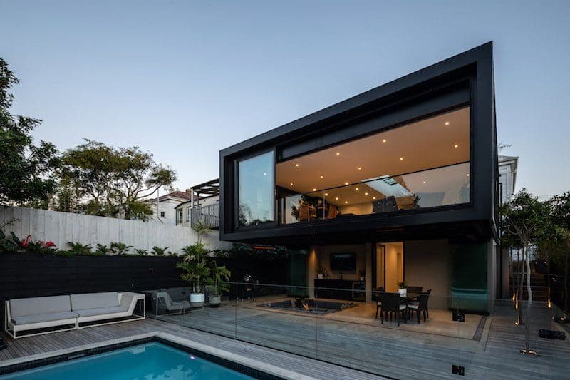 The extension over the pool