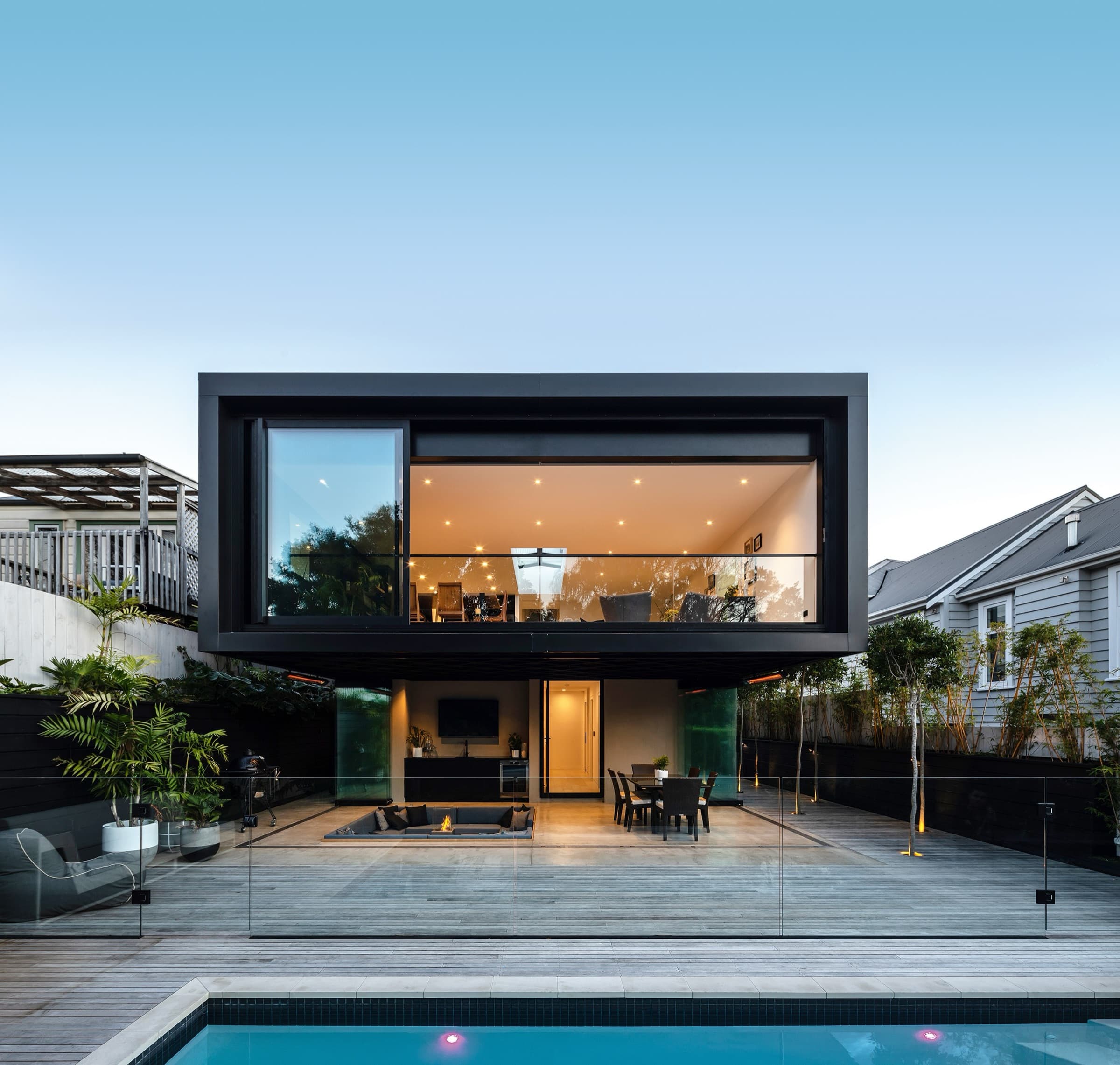 Grey Lynn villa renovation, the reworked rear